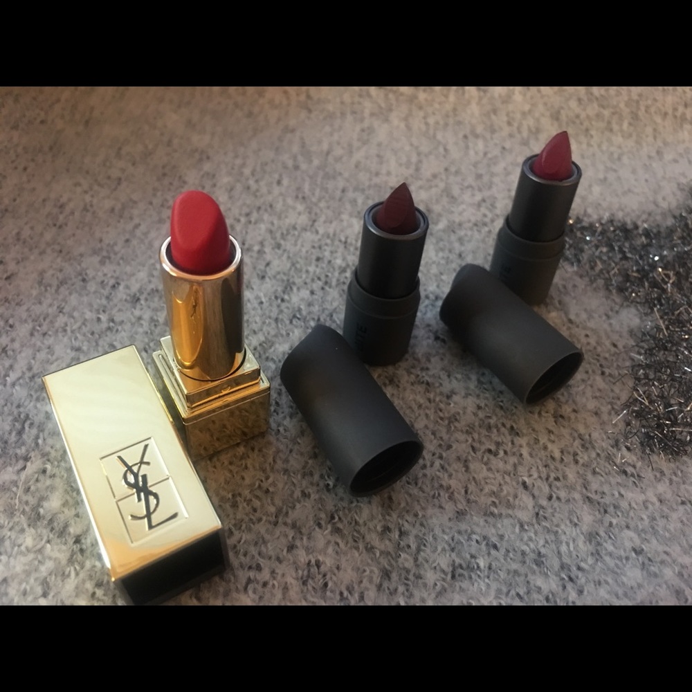 Mini lipstick bundle, YSL and Bite beauty